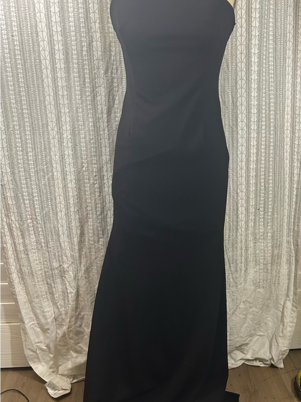 Windsor Black Strapless Maxi Dress